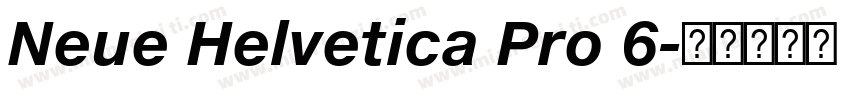 Neue Helvetica Pro 6字体转换